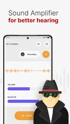 Spy Hear Through Wall, Record android App screenshot 4